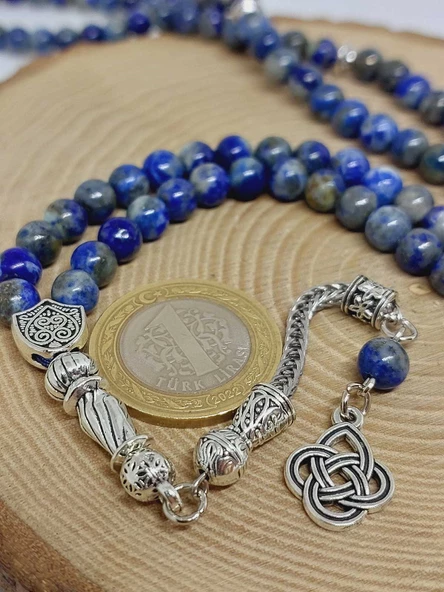 Lapis Taşı 99luk Tesbih 6mm (1920) - Resim 3