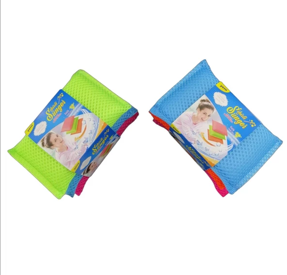 Onton Sihirli Sünger 6'lı Paket Karışık Renkler - 3