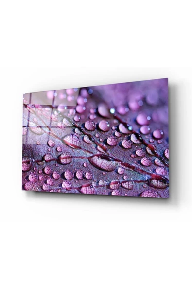 Yaprak Dekoratif ve Modern Cam Tablo ürün görseli