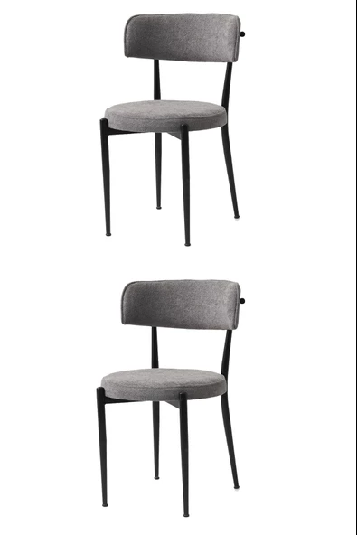 Gözde Sandalye Metal 2 Li Set Cafe,Restaurant,Mutfak,Salon,Yemek Odası Sandalyesi