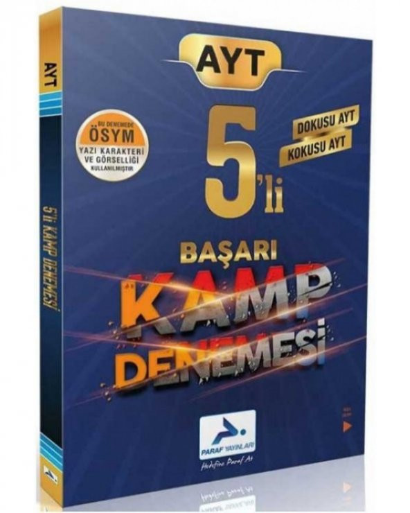 Paraf AYT 5 li Başarı Kamp Denemesi - 2021