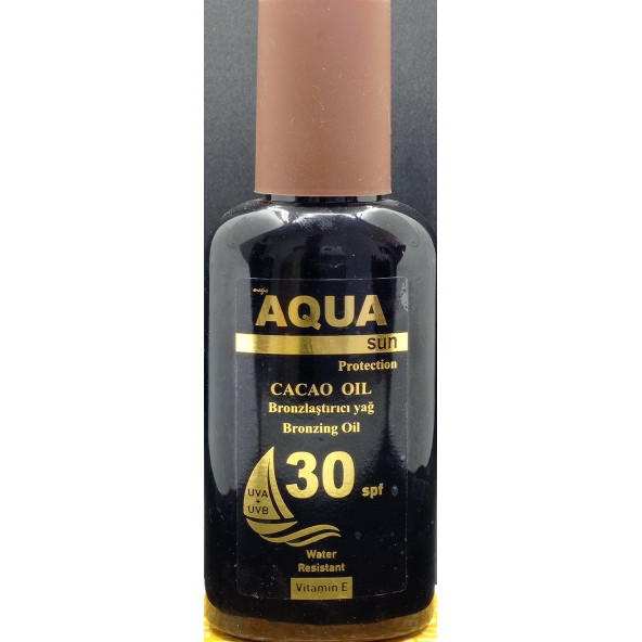 AQUA Sun Kakao Özlü Bronzlaştırıcı Güneş Yağı (30 SPF)