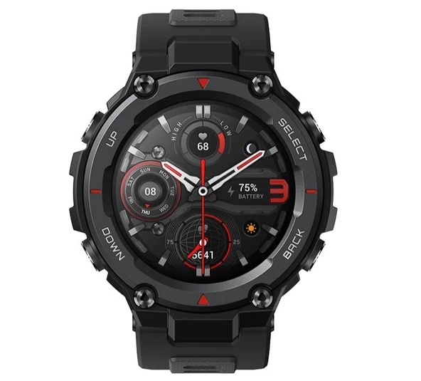 Amazfit T-Rex Pro Siyah Akıllı Saat (OUTLET) (12 AY EVOFONE GARANTİLİ)