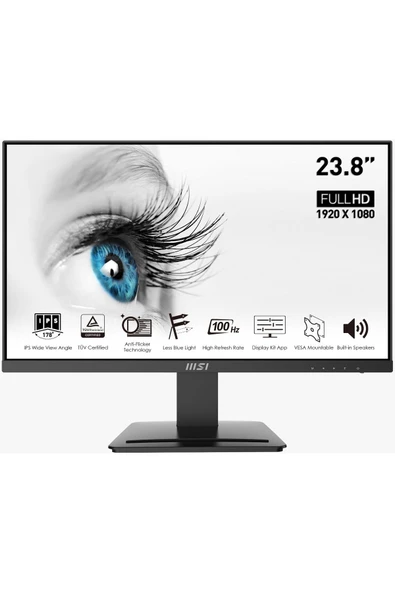 MSI PRO MP243X 23.8" 1 MS 100 Hz FreeSync Full HD IPS LED Monitör