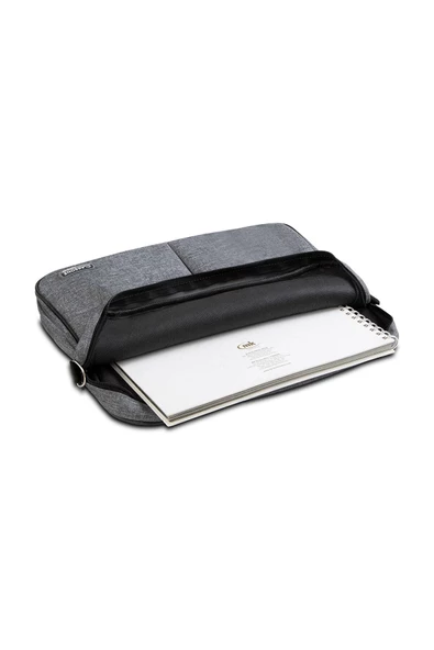 Classone Gri 15,6 Inç Uyumlu Laptop Notebook El Çantası Bnd304 - 4