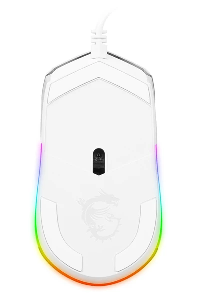 MSI Gg Clutch GM11 White Gaming Mouse 5.000 Dpi Optik Rgb LED Oyuncu Faresi Beyaz - 3