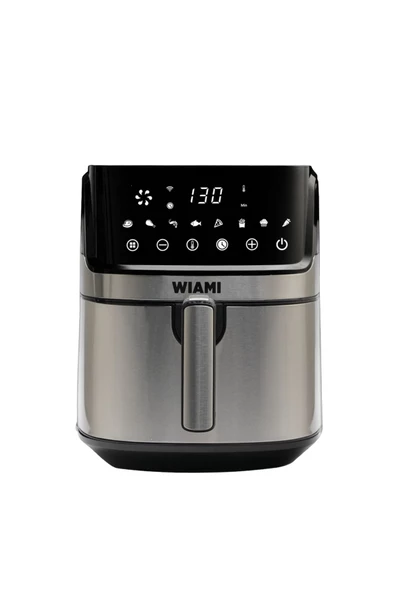 Wiami Airfryer 6.5L Inox Akıllı Hava Fritözü