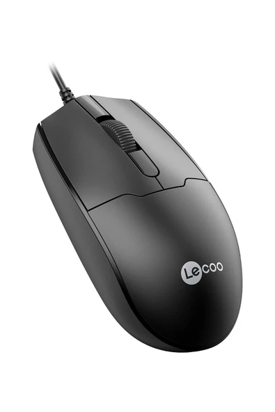 Lecoo MS101 USB Kablolu 1200DPI 3 Tuşlu Optik Mouse Siyah - 3