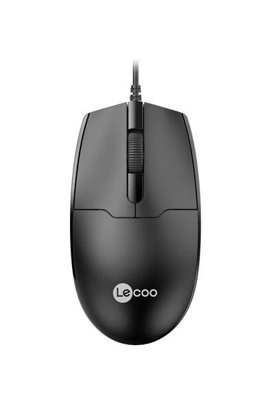 Lecoo MS101 USB Kablolu 1200DPI 3 Tuşlu Optik Mouse Siyah