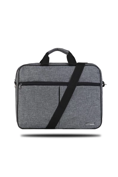 Classone Gri 15,6 Inç Uyumlu Laptop Notebook El Çantası Bnd304