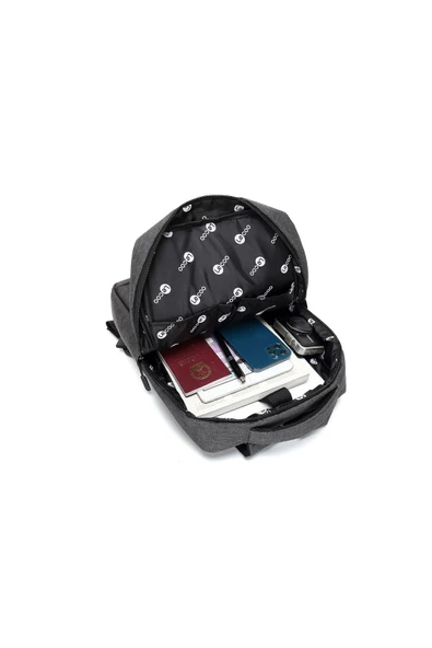 Lecoo Bg01 15 - 15.9 Inç Laptop Bölmeli 3 Katmanlı Suya Dayanıklı Çok Fonksiyonlu Sırt Çantası - 6