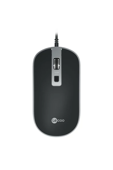 Lecoo Ms104 1600dpı 4 Tuşlu Usb Kablolu Optik Mouse Siyah
