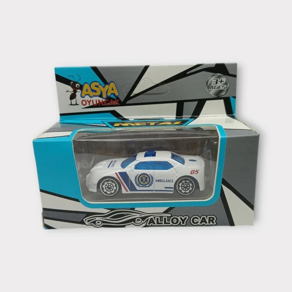 Küçük Metal Sağlık Hizmetleri Araçları 7 Cm - Araba - Resim 5