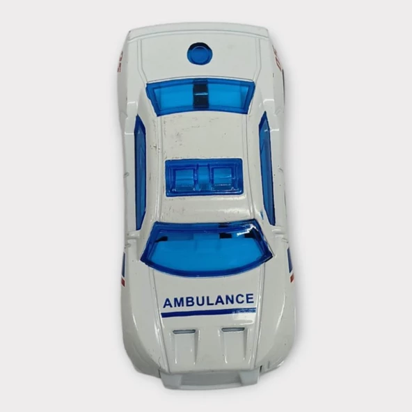 Küçük Metal Sağlık Hizmetleri Araçları 7 Cm - Araba - Resim 4