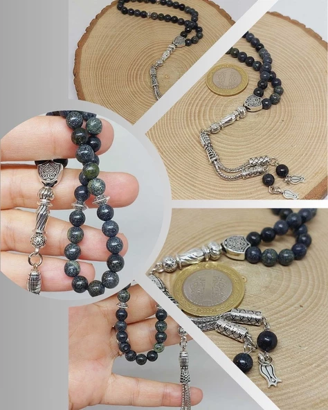 Serpantin (Yılan) Taşı 33lük Tesbih 6mm (9760) ürün görseli