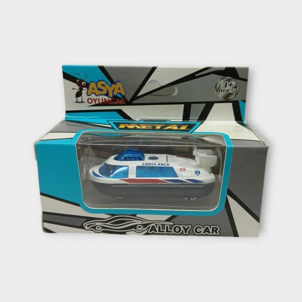 Küçük Metal Sağlık Hizmetleri Araçları 7 Cm - Bot - 5