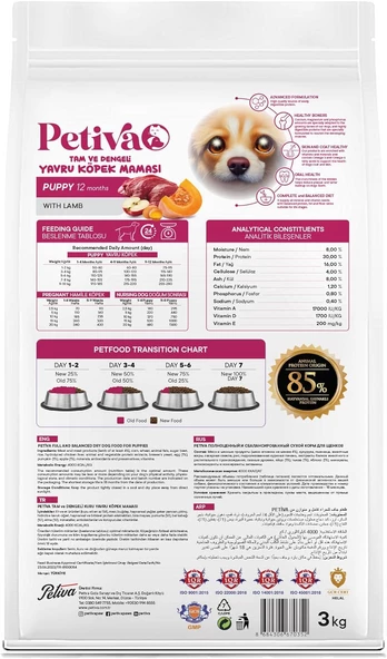 Petiva Kuzulu Yavru Köpek Maması 3 Kg - 2