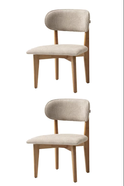 Nergis Sandalye Ahşap Gürgen 2 Li Set Cafe,Restaurant,Mutfak,Salon,Yemek Odası Sandalyesi - 10