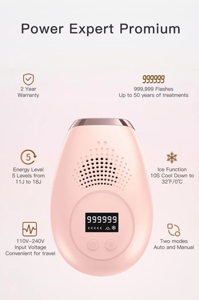 Iborrıa Br2020 Buz Başlıklı Ipl/Lazer Epilasyon 999.000 Atım - 5