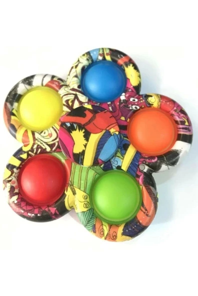 Yenigeldi Picasso Pop It Stres Çarkı, Duyusal Pop It Renkli Stres Çarkı, 2021 Fidget Stres Çarkı