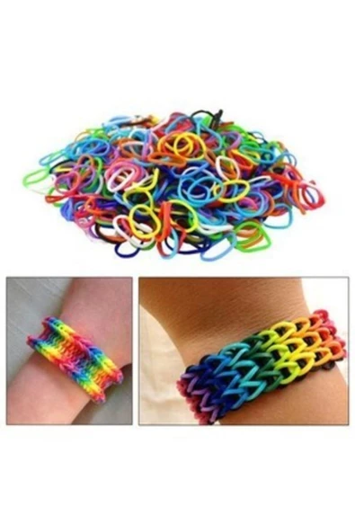 Yenigeldi Rengarenk Bileklik Yapma Seti Rainbow Loom Bands - 2