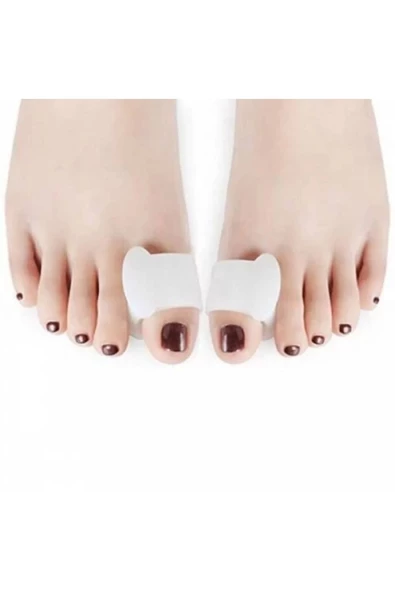 Yenigeldi Parmak Ayırıcı Bunyon, Parmak Koruyucu 1 Çift Silikon Aparat Baş Parmak Koruyucu Bunyon