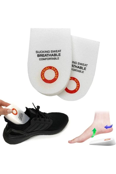 Yenigeldi İthal , Memory Foam Ayakkabı Tabanlığı Topuk Yastığı Topuk Şokunu ve Basıncını Azaltır - 3