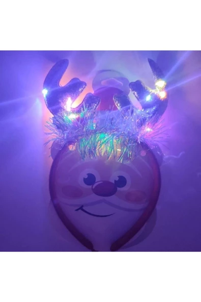 Yenigeldi Yılbaşı Işıklı Eğlenceli Taç, Komik Şapka, Yeni Yıl Taç Süslü Işıklı - 3
