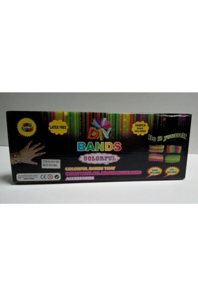 Elif İş Eğitim Rengarenk Bileklik Yapma Seti Rainbow Loom Bands - 2