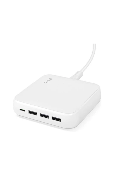 Ttec Smartcharger Quattro Gan 65W Pd Seyahat Hızlı Şarj Aleti USB-C + 3 USB-A MacBook, iPhone uyumlu