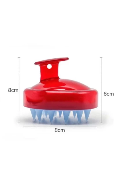 Yenigeldi Yumuşak Silikon Saç Derisi Masajı Şampuan Fırçası,saç Derisi Stres Için Baş Masajı Duş Saç Fırçası - 2