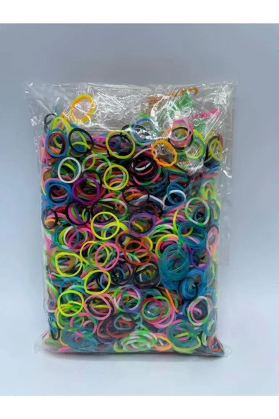 Yenigeldi Rengarenk Bileklik Yapma Seti Rainbow Loom Bands - 3