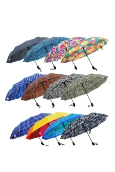 Yenigeldi Yarı Otomatik Desenli Şemsiye, Büyük Şemsiye
