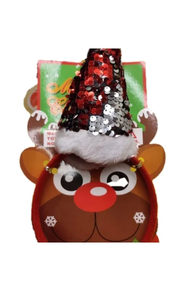 Yenigeldi Yılbaşı Taç Payetli Taç, Yeniyıl Eğlenceli Taç, - 2