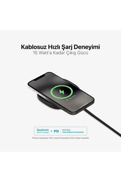 Ttec AirCharger M MagSafe Özellikli Kablosuz Hızlı Şarj Aleti - 3