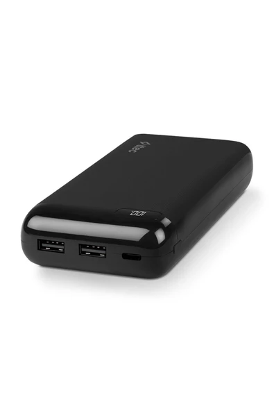 Ttec PowerSlim LCD 20.000 mAh Taşınabilir Şarj Aleti / Powerbank USB-C Giriş/Çıkış