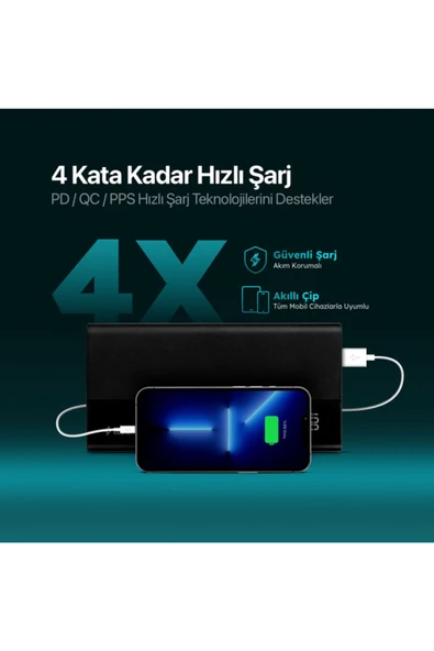 Ttec Recharger Mega Lcd 50.000mah Powerbank - 4