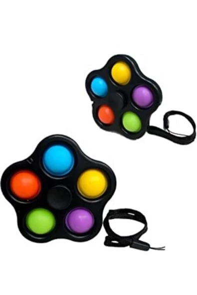 Yenigeldi Ipli Pop-it Stres Çarkı, Duyusal Stres Çarkı, Renkli Pop-it Stres Çarkı, Fidget Duyusal Oyuncaklar - 2