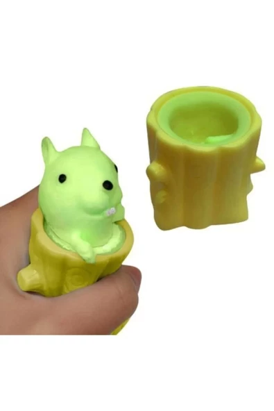 Yenigeldi Sürpriz Sincap 2 Li, Sevimli Sincap, Sevimli Sık Bırak Sincap Kalemlik, Fidget Sincap Oyuncak