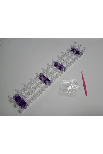 Elif İş Eğitim Rengarenk Bileklik Yapma Seti Rainbow Loom Bands - 3