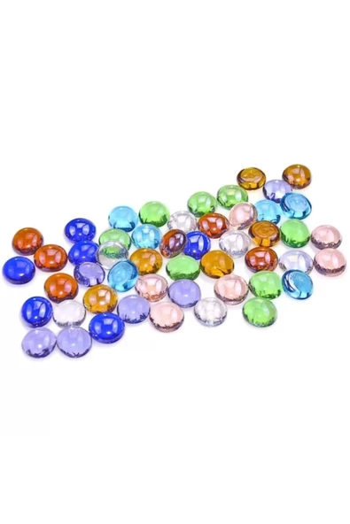 Yenigeldi Cam Vazo Taşı, Renkli Dekoratif Taş - 3