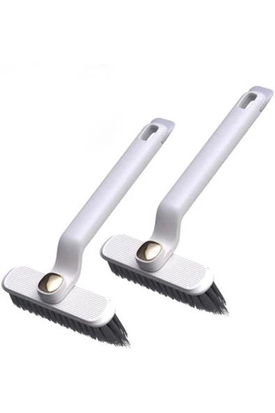 Yenigeldi 2 Adet Beyaz Çok Fonksiyonlu 360 Derece Dönen Aralık Köşe Temizleme Fırçası 2024 Yeni Çıkanlar