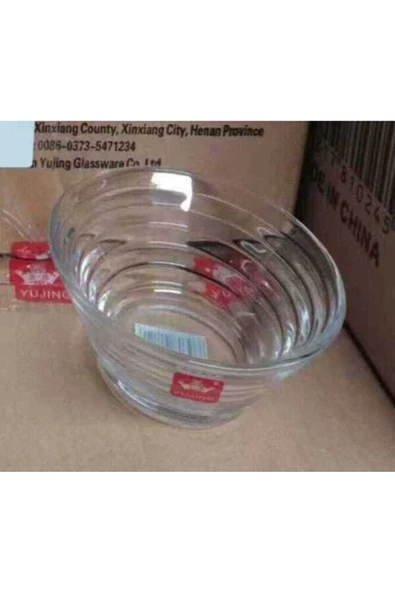 Yenigeldi 6 Adet Cam Kase Çerezlik Şekerlik Atıştırma Kasesi Şekerlik Sunum Tabak - 2