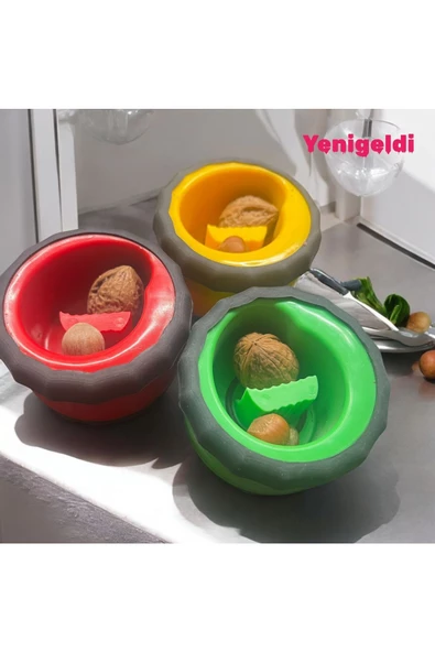 Yenigeldi 3 Adet Japon Tasarımı Yeni Nesil Çevirmeli  Fındık Ve Ceviz Kıracağı Rehabilitasyon İçin - Resim 2