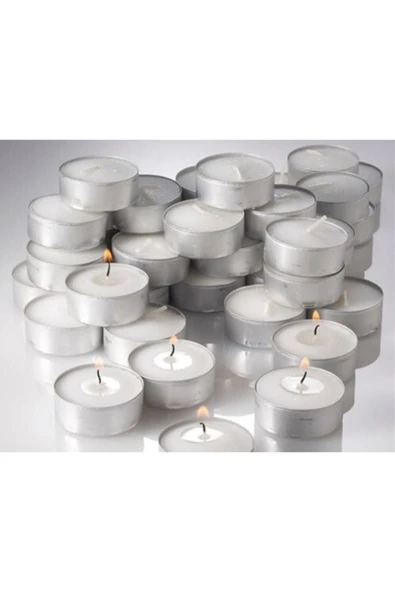 Berkay mumculuk 100 Lü Tea Light , 100 Lü Mum , 100 Lü Kokusuz Mum - 2