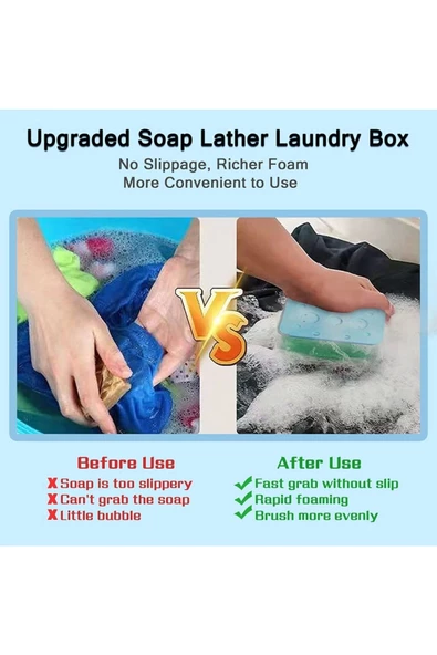 Yenigeldi Sabun Köpürtücü Sabun Depolama Kutusu Köpüklü Sabun Kutusu Tutucu Silindirli Sabunluk Sabun Kabı Ev - 3