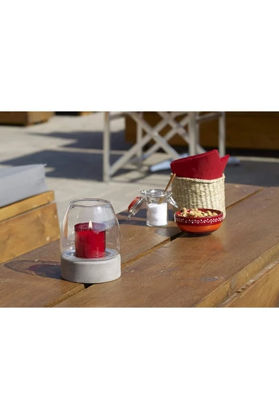 Yenigeldi 1 Adet (5cm*4cm) BOLSIUS 20 Saat Kırmızı Akrilik Avrupa Kalitesi Kokusuz Dumansız