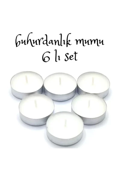 Yenigeldi 6'lı 4 Saat Yanan, Avrupa'dan Ithal, Bispol Tealight Mum