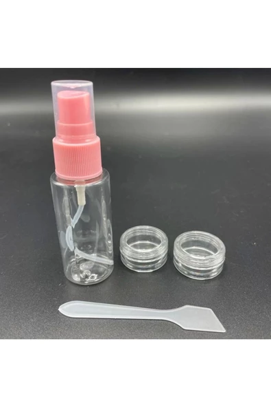 Yenigeldi 4 Parça Seyahat Seti Sızdırmaz Taşınabilir Tuvalet Kapları Seyahat Seti Losyon Parfüm Dezenfektan Vs - 2