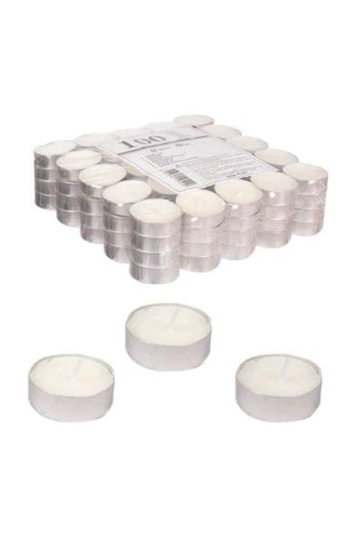 esnur collection Mum Tealight 100'lü , Paket, Doğum Günü, Parti Mumu - 3